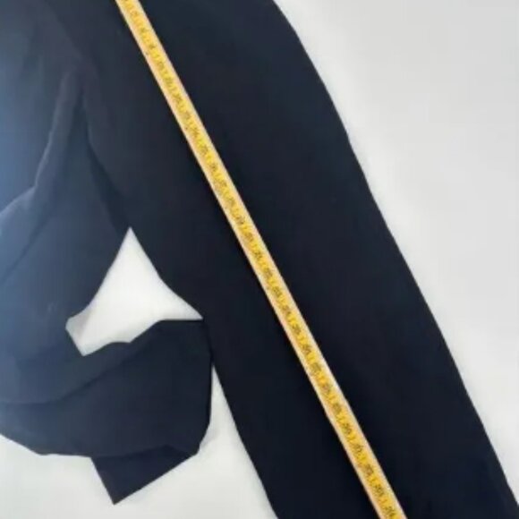 NWT St. John Vintage Pants Womens 14 Black Santana Knit $355 MSRP Wool Blend - Picture 14 of 16